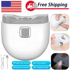 Safety Electric Nail Clipper Automatic Thick Nails Trimmer Professional Tool US