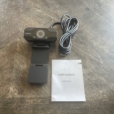 Pair of HD Pro Webcam, TedGem 8MP Fixed Focus 4K/1080P Full HD Webcam USB Webcam