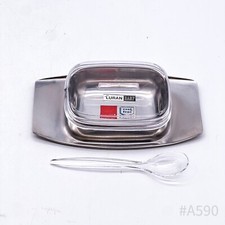 GRIGLIA IN ACCIAIO inox piastre in acciaio inox vassoio da servizio per antipasti piatto EUR 16