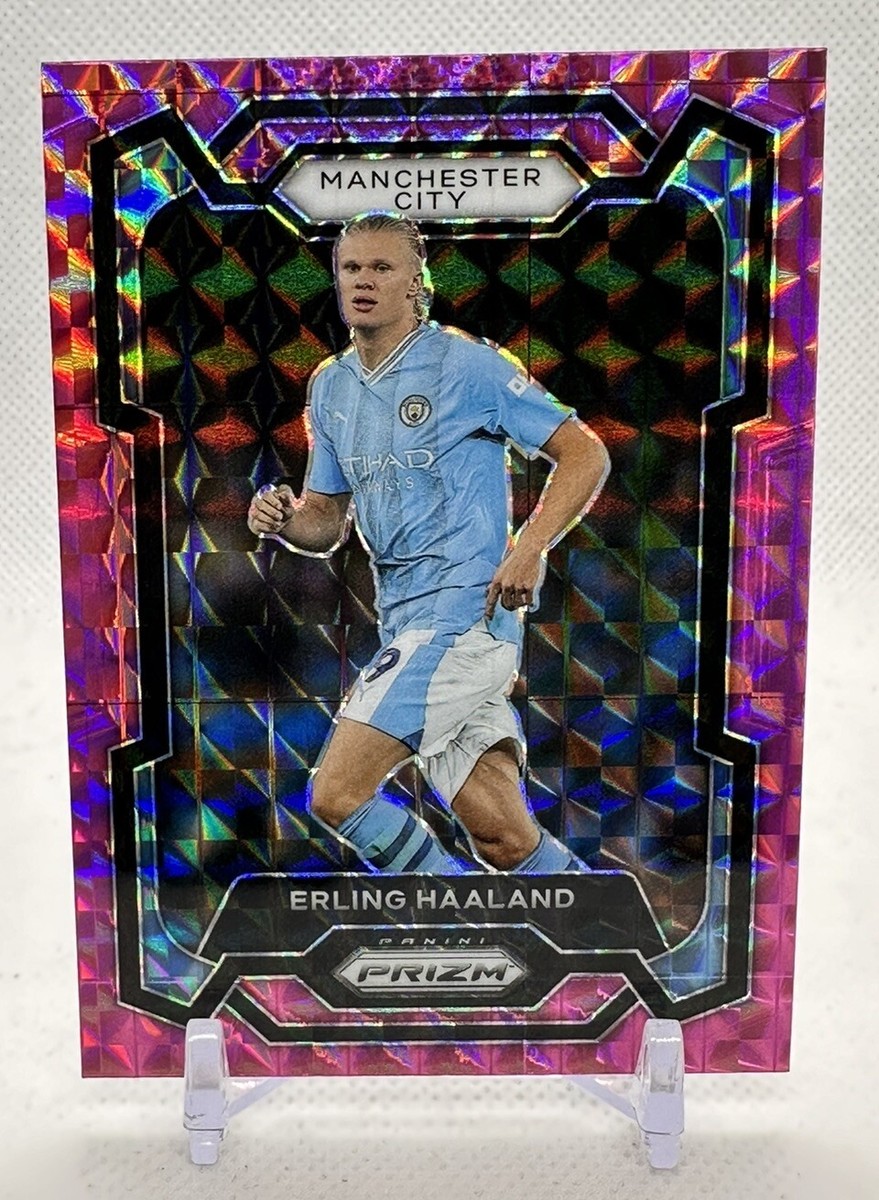 PANINI PRIZM ERLING HAALAND auto 直筆サイン Erling Haaland 2023-24 Panini Immaculate Shadowbox Signatures Auto