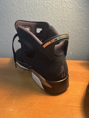 NIKE AIR JORDAN VI 6 RETRO DMP DEFINING MOMENTS BLACK GOLD BRED CT4954-007 13 - Picture 10 of 15