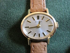 ladys yellow gold filled 17 jewel BULOVA watch   H193