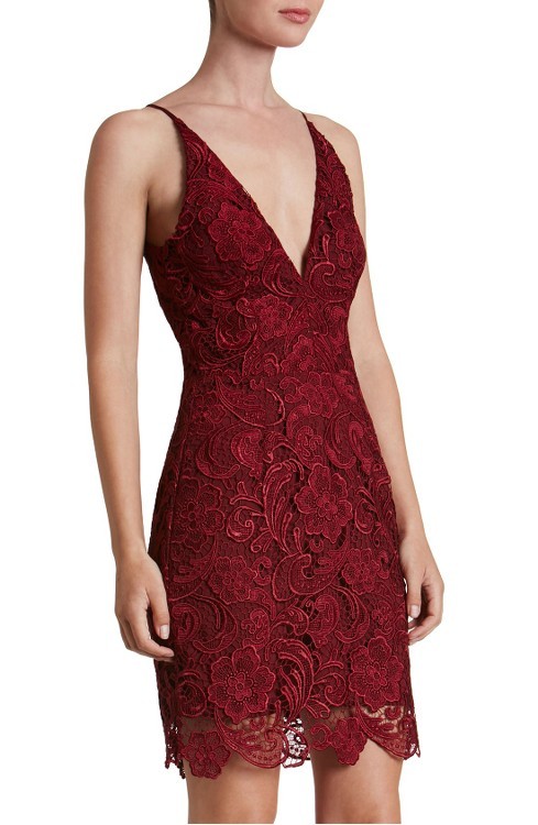 dress the population ava lace mini dress Dress The Population Ava Lace Dress