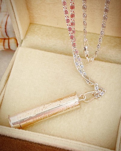 Hirze Imam Jawaad Dua Samawaat Engraved on 925 Silver Locket & 925 Silver Chain - Picture 5 of 9