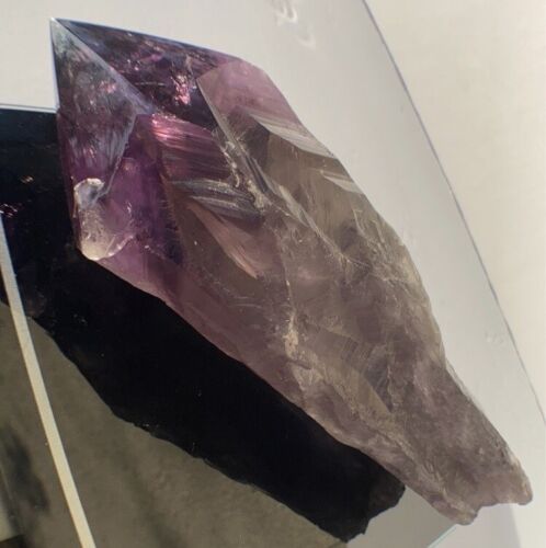 Natürliches Amethystzepter groß, roher Kristall aus Bahia Brasilien 775 Gramm erstaunlich! - Bild 3 von 15