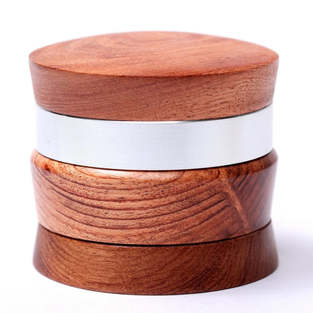 2.5" Wood Herb Spice Grinder 4 Layers Tobacco Herb Crusher (SILVER DESIGN)
Opens in a new window or