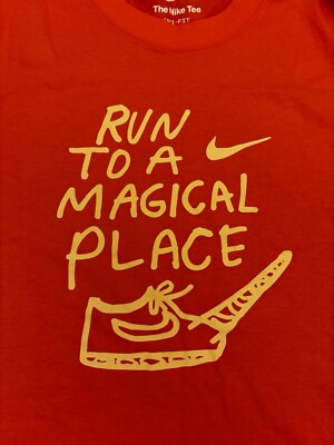run to a magical place nike shirt