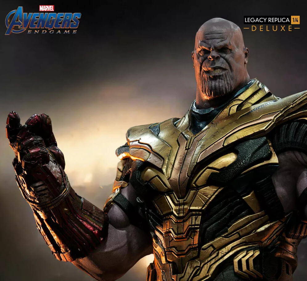 Thanos Deluxe statue Iron Studios 1:4 Marvel Avengers Endgame NEW!