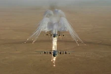 US Marine Corps (USMC) KC-130 Hercules aircraft countermeasures 5X7 PHOTOGRAP