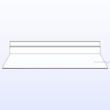 Slatwall Shelves Hanging Slatwall Accessories Clear Slatwall Shelf Plastic Shelf