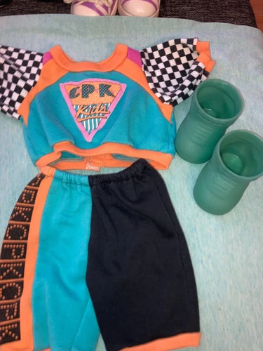 Vintage Cabbage Patch Kids/doll Clothes - Designer Line? Sweatsuit (583)