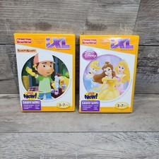 Fisher Price ixl Learning System Games Disney Princess  Handy Manny W/ Codes