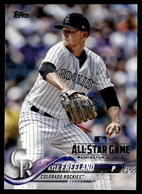 2018 Topps - Kyle Freeland #586 Rockies All Star Game Stamp SP