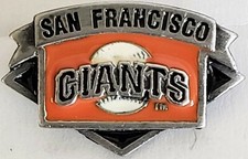 SAN FRANCISCO GIANTS Pewter Siskiyou MLB Baseball Lapel Pin Tac NEW With Tag USA