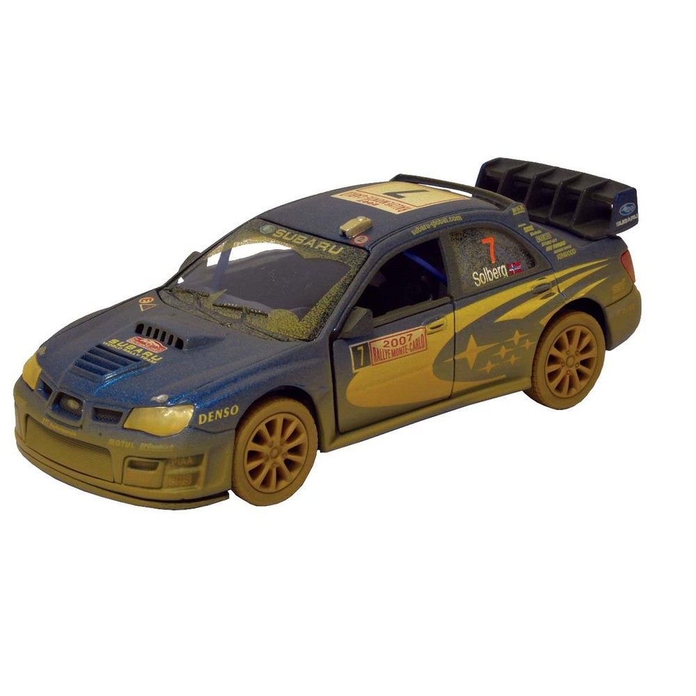Solberg 1:36 2007 Monte Carlo Rally Subaru by Kinsmart Model RaceCar