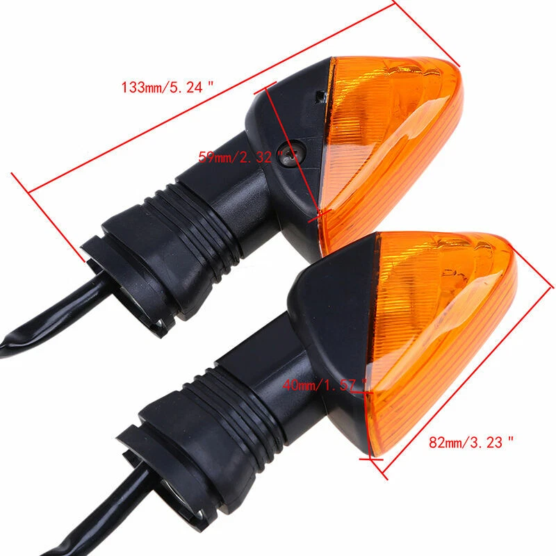 Luces indicadoras de giro para motocicleta aptas para Kawasaki Ninja ZX636 2005-2008 Foto 3 de 4