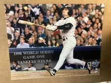 1998 World Series Champions NY Yankees CHUCK KNOBLAUCH WS 3 run HR 8x10 Photo