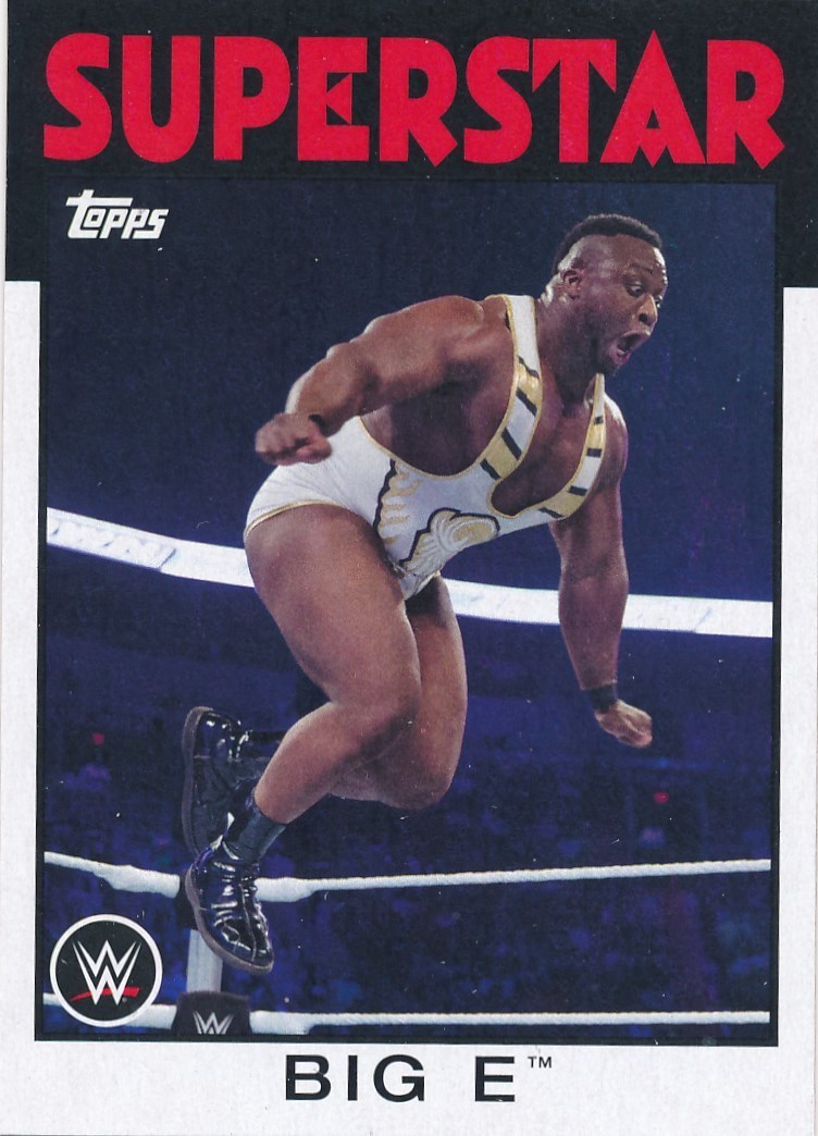 #3 BIG E 2016 Topps WWE Heritage
