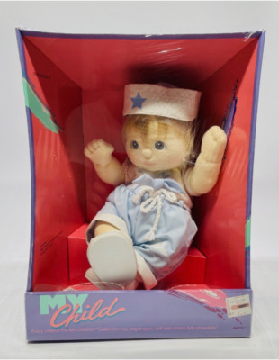 My Child 1985, Puppe Mein Kind kleiner Seemann Made in China Mattel NRFB 