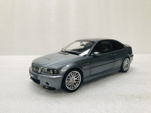 1/18 Norev 2003 BMW M3 CSL E46 Grey Metallic Diecast With Opening Limited - Picture 6 of 24