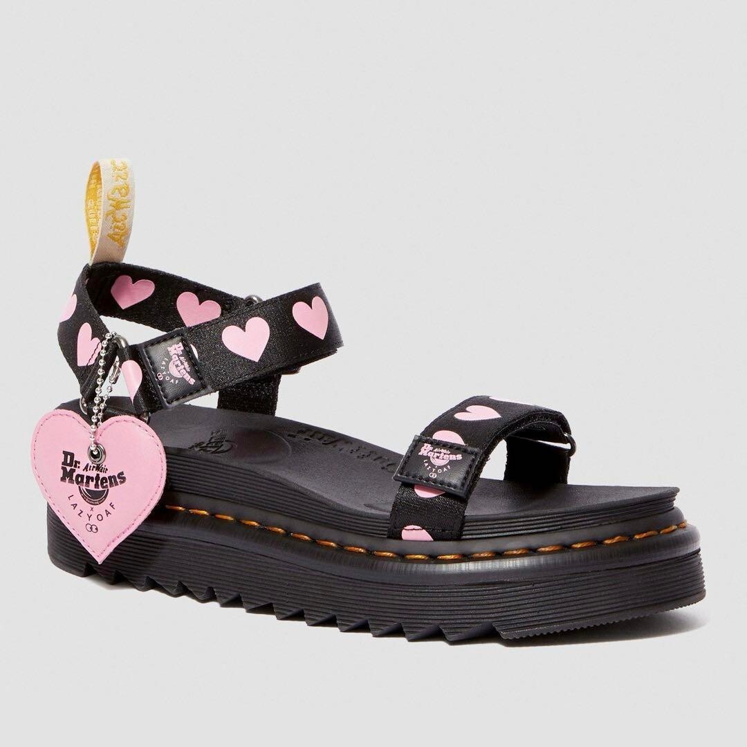 Dr.Martens LAZY OAF collaboration Hearts Sandals Women 22cm