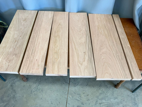 6 pc 4/4" T x 24" L BLACK CHERRY S4S Lumber Wood INDIANA *FREE SHIPPING*