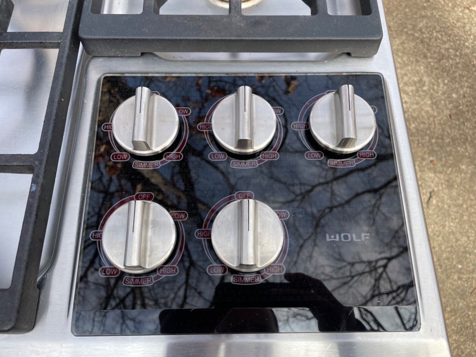 WOLF gas range with five burners model CT36G/SLP eBay