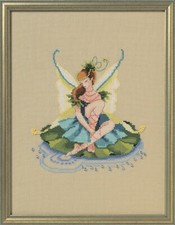 Nora Corbett Cross Stitch Chart. NC264 Lily Pad Sprite Cheap Shipping.
