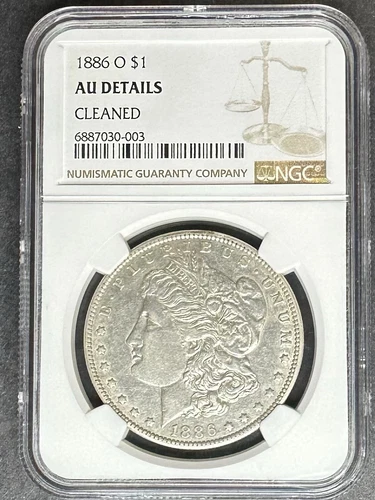 1886-O Morgan Dollar NGC AU Details, Buy 3 Items, Get $5 Off!!
