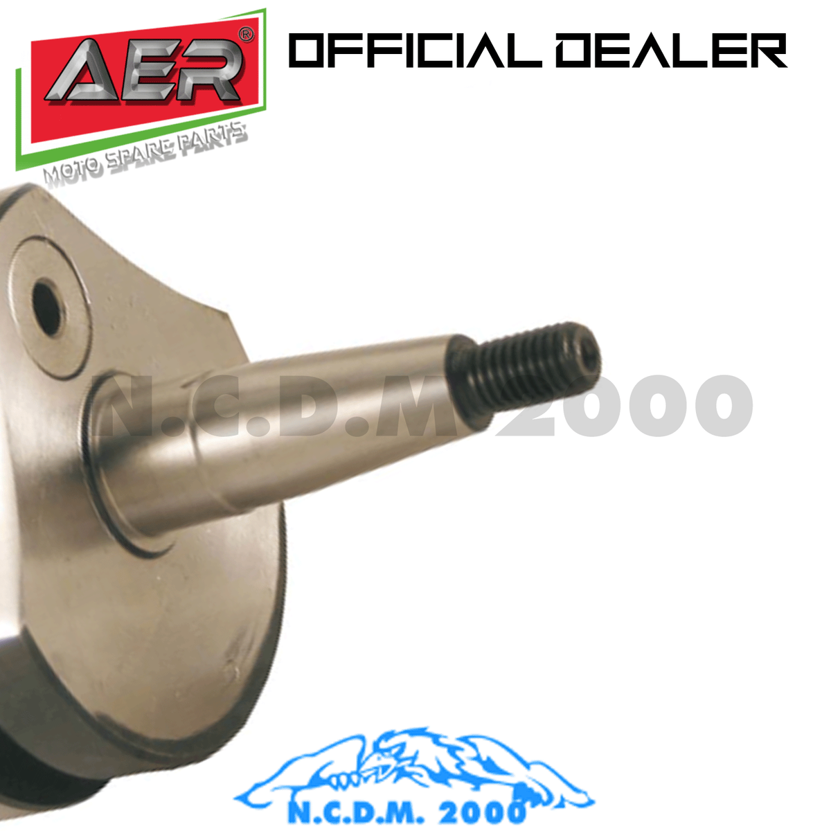 Jasil Racing Advance Crankshaft For Vespa 125 ET3 Spring – 51mm Stroke 19mm Cone (CD 403300345)