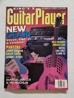 1994 May GUITAR PLAYER Pantera Jimmie Vaughn Chep Trick Jawbox Kyuss (MH207)