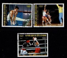 Ivory Coast Cote D'Ivoire 1988 Olympic Games short set SG959-61 Used CTO