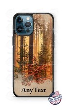 Autumn Fall Forest Scenery Background Personalized Phone Case Cover - Cute Gift