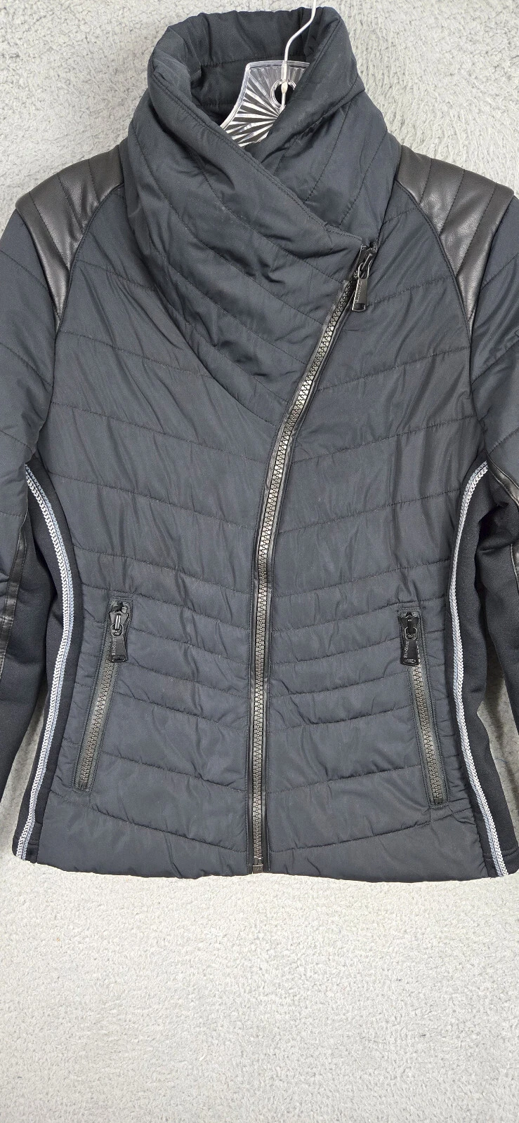 Alp-N-Rock Machina Moto Jacket Women XS Black Ski Snow Apres Winter Resort Warm