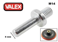 ADATTATORE GAMBO 8mm PER PLATORELLI CON FILETTATURA M14 PER TRAPANI E AVVITATORI