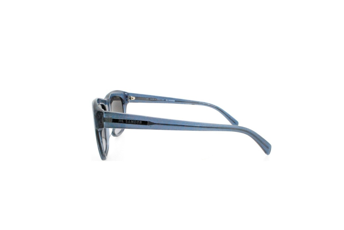 New Authentic Jil Sander S643S 065 Blue Gray Italy Plastic 