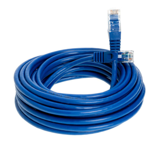 Cable de conexión de red LAN Ethernet CAT6e/CAT6 RJ45 azul 25 ft - paquete múltiple de 200 ft lote - Imagen 7 de 34