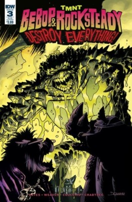 Teenage Mutant Ninja Turtles: Bebop & Rocksteady Destroy Everything #3 1$ SALE