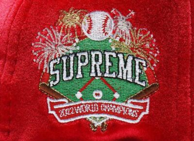 Supreme Velour Box Logo New Era Red | eBay
