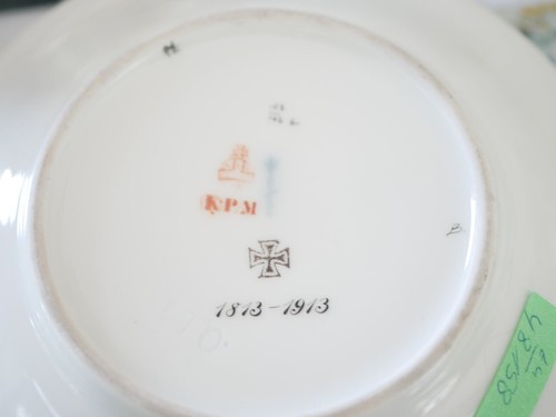 48158 - Sehr schöne EK-Tasse mit Adler. Kriegstasse mit Untertasse KPM Berlin - Bild 7 von 7
