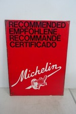 insegna Michelin pneumatici vintage old sign plate garage