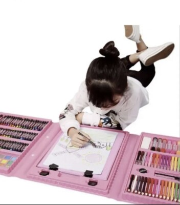 Super Mega Art  set 208 pieces,oil pastels, colours, painting , drawing Art Set