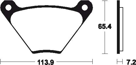 Plaquettes frein avant MA13 pour rouler en Harley Davidson 1200 FLHS