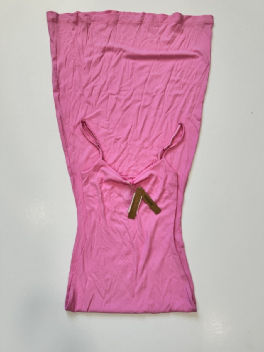 knee length dresses for ladies Light Skims Pink Bodycon Dress,Sexy Light Pink Evening Dress,Light Pin –  Simplepromdress main image 0