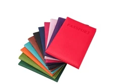 Passport Holder Organizer Protector Card Case Emboss Cover Storage Wallet Travel