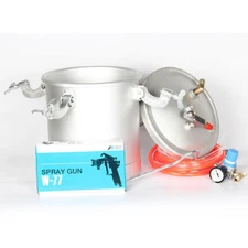 10L Pressure Pot Air spraying tool Spray Gun Tank Hose Gauge Set 3.0mm Nozzle