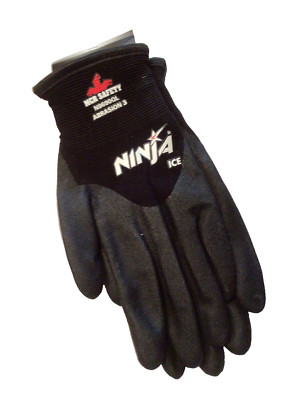 5 Pair Memphis Ninja Ice Insulated Fully-Coated Cold Winter Weather Work Gloves