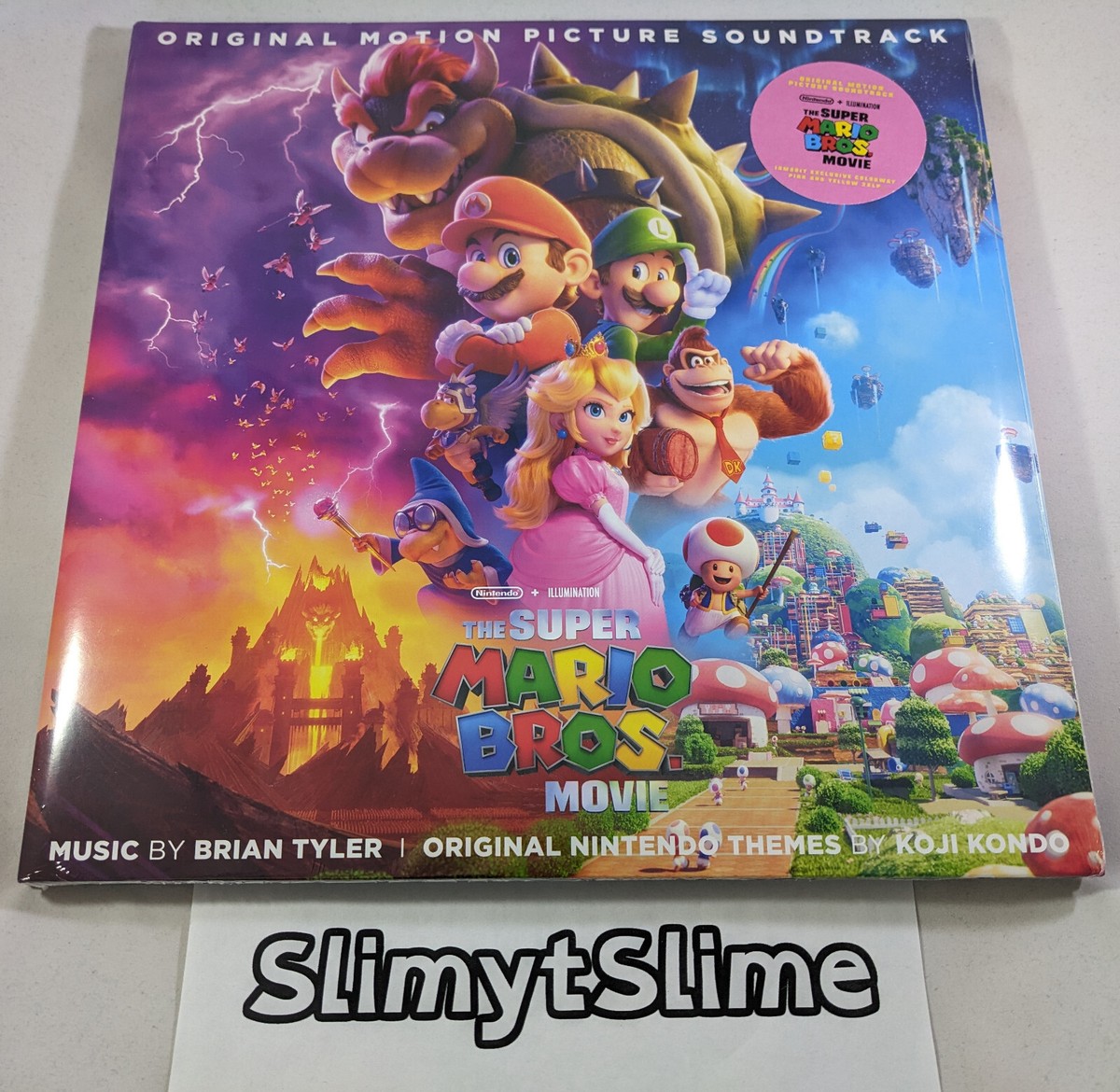 The Super Mario Bros. Movie Soundtrack Vinyl Record 2xLP iam8bit