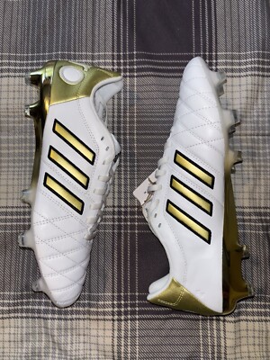 Adidas 11Pro FG Toni Kroos Size 9.5 Mens White/Gold JH6410