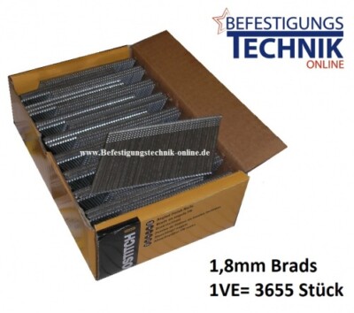 Bostitch FN1540 1,8x64mm Stauchkopf Nägel Brads für N62FNSP-E N60 N62 BR-11 3,65